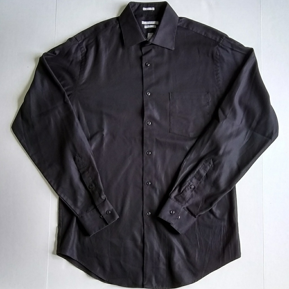 Van Heusen Fitted Pique Button Down Wrinkle Free